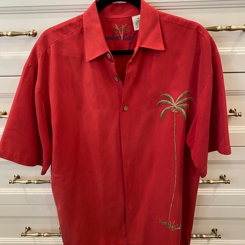 Men’s Hawaiian Shirt Short Sleeve sz M